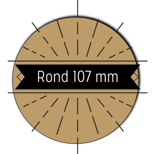 Dessous de verre ROND diam. 107mm