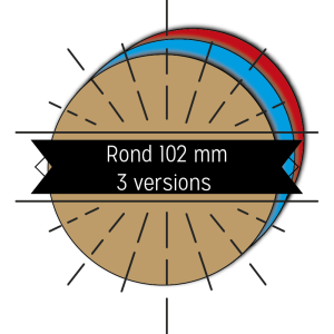 Sous-bock ROND diam. 102mm – 3 versions