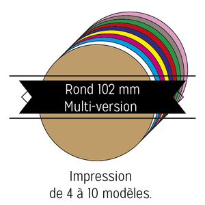 Sous-bock rond 102 mm – Multi versions