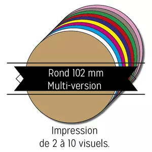 Sous-bock rond 102 mm – Multi versions