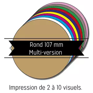 Sous-bock rond 107 mm – Multi versions