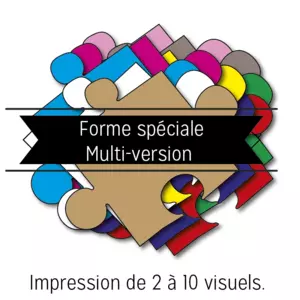 Sous-bock forme spéciale – Multi versions