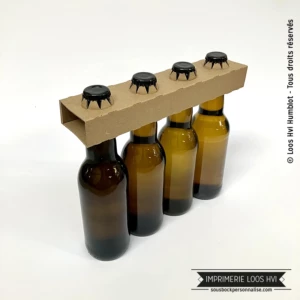 Emballage de bouteilles en Carton Ondulé (par 500ex)