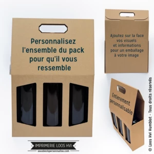 Coffret personnalisé 3×75 cl