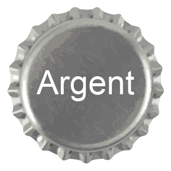 Capsules personnalisées 26 mm 18 Caspule Argent